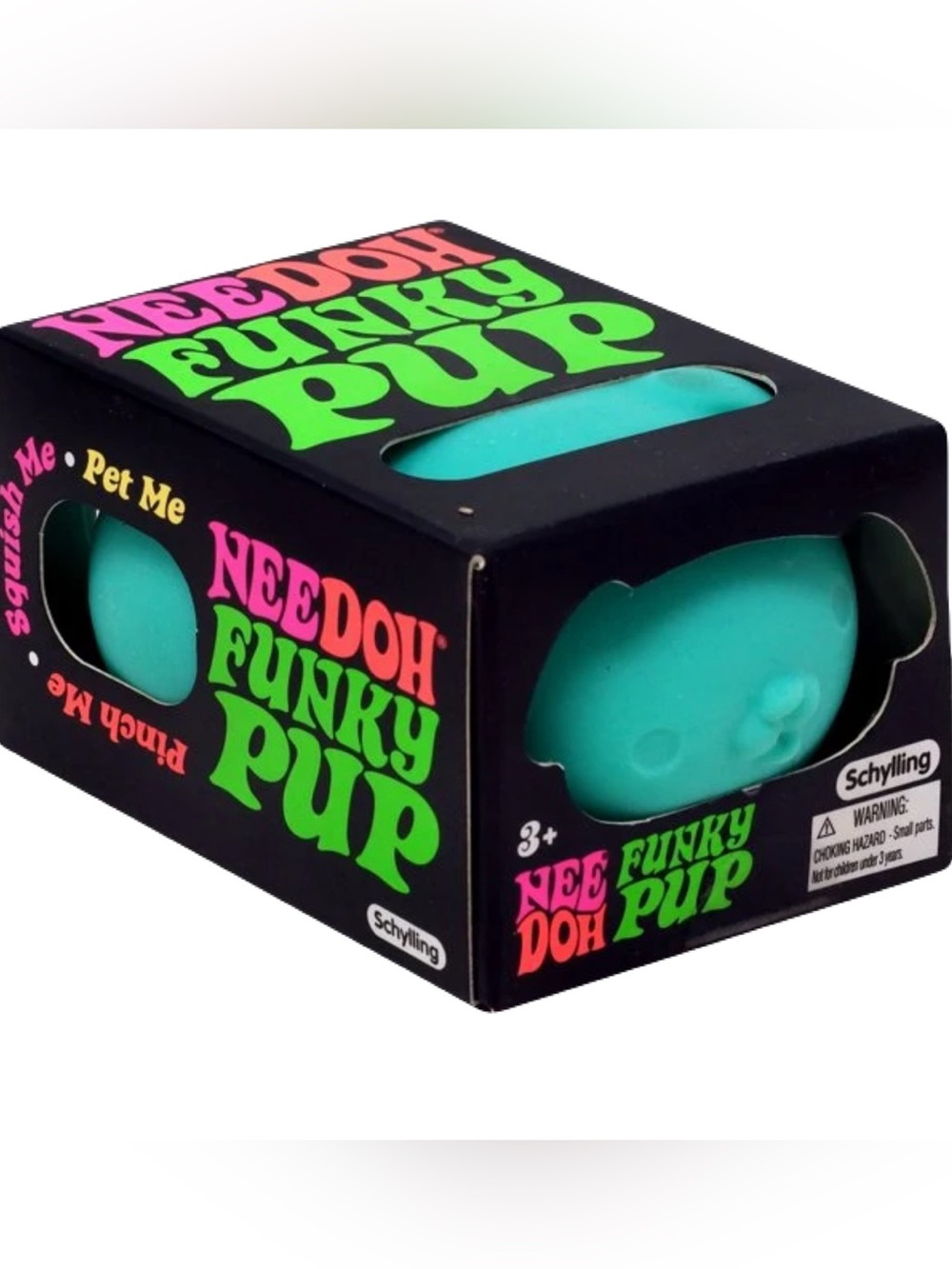 Schylling NeeDoh Funky Pup Teal NEW